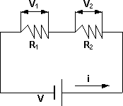 Circuito eléctrico con resistencias en serie