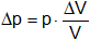 Fórmula del aumento de presión
