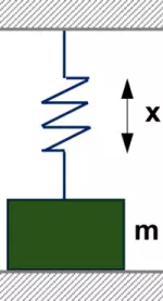 Esquema del cuerpo y el resorte