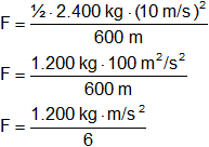 Cálculo de fuerza